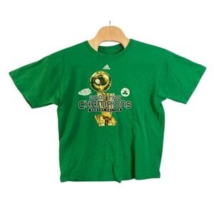 Adidas Boston Celtics 2008 NBA Champions Green Graphic T-Shirt Mens XL
